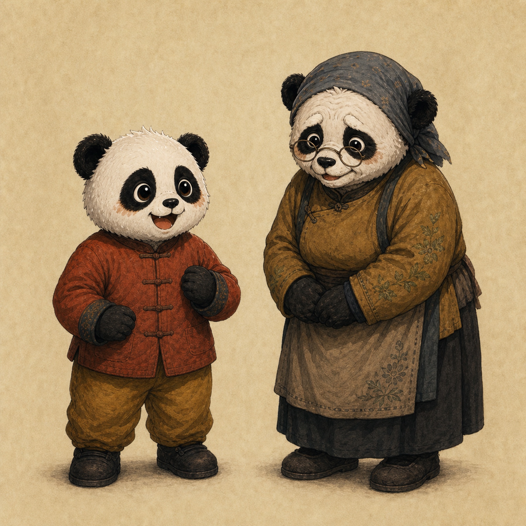 俊宇与奶奶角色形象